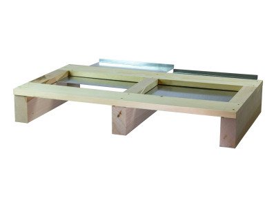 PALET SUPORT PENTRU 2 MAGAZII DADANT DE 10 RAME (IT) PALET SUPORT PENTRU 2 MAGAZII DADANT DE 10 RAME (IT)