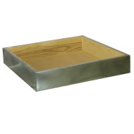 WOODEN ROOF COATED WITH SHEET METAL DADANT BROOD (IT) WOODEN ROOF COATED WITH SHEET METAL DADANT BROOD (IT)