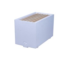 6 FRAME DADANT 1/1 FULL POLYSTYRENE 25mm THICK NUC BOX WITH SEMI VENTED BOTTOM BOARD 6 FRAME DADANT 1/1 FULL POLYSTYRENE 25mm THICK NUC BOX WITH SEMI VENTED BOTTOM BOARD