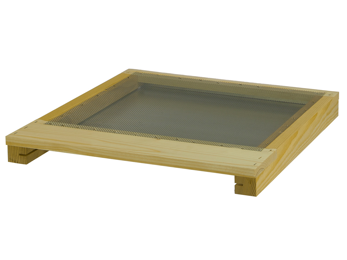 Bodennetz ANTIVARROA Für Bienenstock – 38,5x45,0 Cm, Verzinkt, Für Standardbeuten Mit 10 Waben