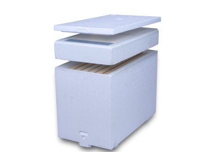6 FRAME DADANT FULL POLYSTYRENE NUC HIVE WITH 25 MM THICK SIDES - IT MODEL 6 FRAME DADANT FULL POLYSTYRENE NUC HIVE WITH 25 MM THICK SIDES - IT MODEL