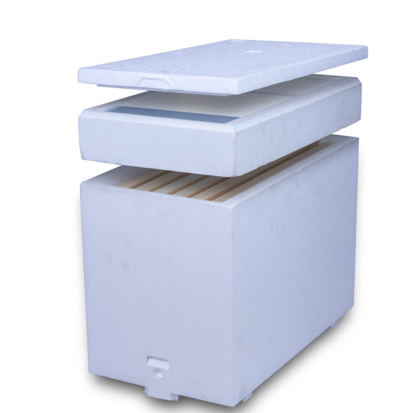 6 FRAME DADANT FULL POLYSTYRENE NUC HIVE WITH 25 MM THICK SIDES - IT MODEL